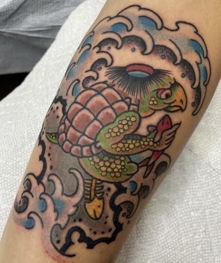Explore neck tattoos for men ideas, creative tattoo ideas in Boston, available at Good Faith Tattoos