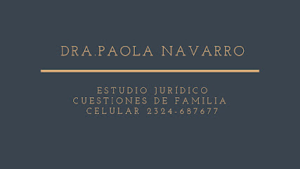 Estudio Jurídico Integral - Dra. Paola Navarro - Abogada