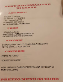 Sa Tanca à Guidonia menu