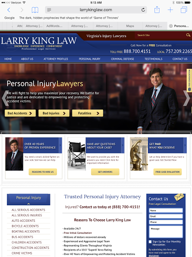 Attorney «Larry King Law», reviews and photos