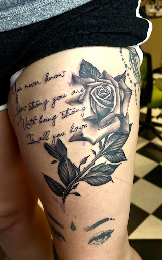 Explore sea shell tattoo ideas, creative tattoo ideas in Augusta, available at Mr. Tattoo