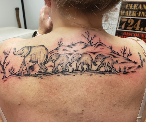 Explore small tattoo ideas for beginners, creative tattoo ideas in Export, available at Patriotic pain tattoo