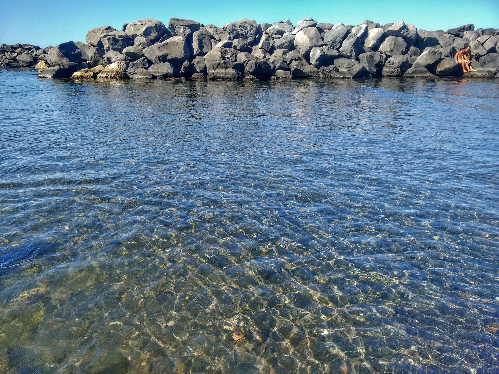 Foto van Il laghetto met kleine baaien
