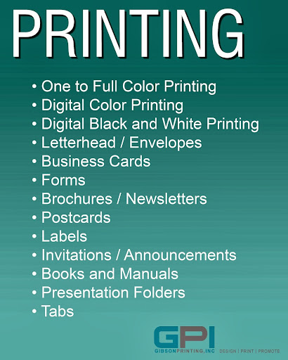 Commercial Printer «Gibson Printing, Inc.», reviews and photos, 5903 Suemandy Dr, St Peters, MO 63376, USA