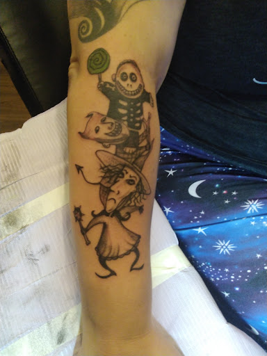 Explore full sleeve tattoo ideas for women, creative tattoo ideas in Shelbyville, available at Moonstone Tattoo and Piercing Parlor