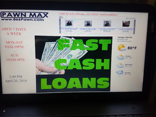 Pawn Shop «Pawn Max», reviews and photos, 1430 E Fowler Ave, Tampa, FL 33612, USA