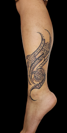 Explore handprint tattoo ideas, creative tattoo ideas in Waipahu, available at Tautua Tatau ink