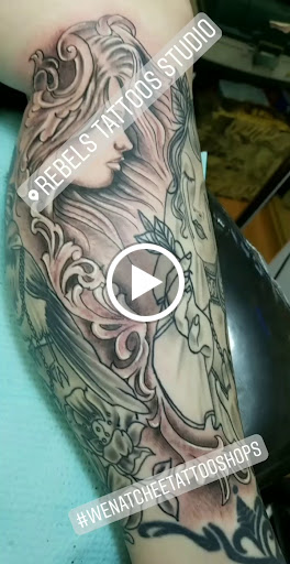 Explore time flies tattoo ideas, creative tattoo ideas in Wenatchee, available at Rebels Tattoo Studio