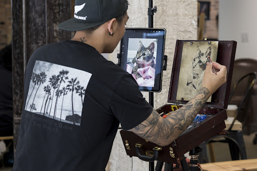 Explore back tattoos ideas guys, creative tattoo ideas in Long Beach, available at The Raven and The Wolves