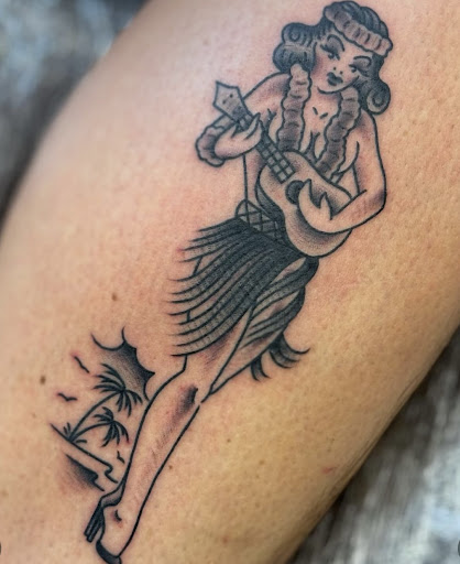 Explore sinister tattoo ideas, creative tattoo ideas in Honolulu, available at Aloha Tattoo Waikiki Hilton Hawaiian Village Rainbow Bazaar