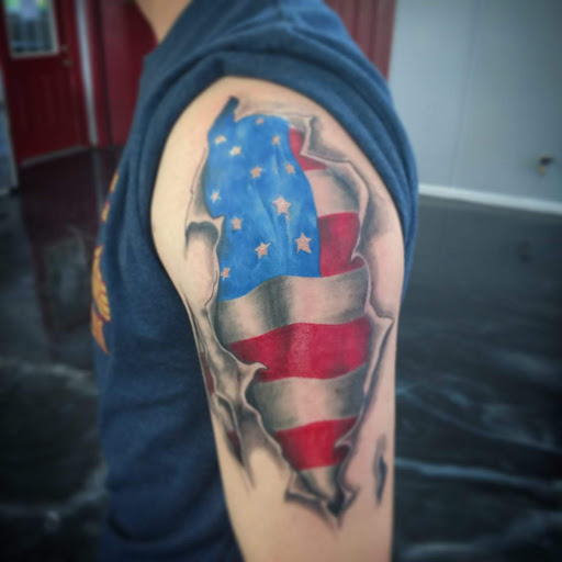 Explore tattoo basketball ideas, creative tattoo ideas in Yorktown, available at Army Navy Tattoo