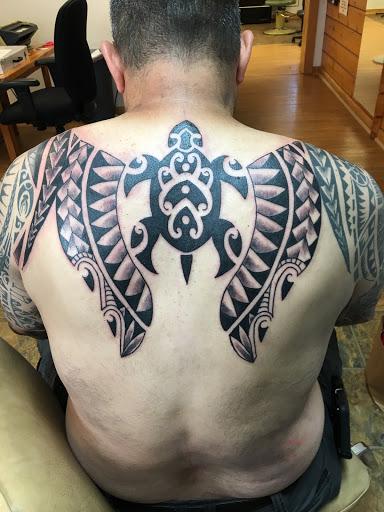 Explore his her matching tattoos ideas, creative tattoo ideas in Conway, available at White Mountain Tattoo and Body Piercing Studio