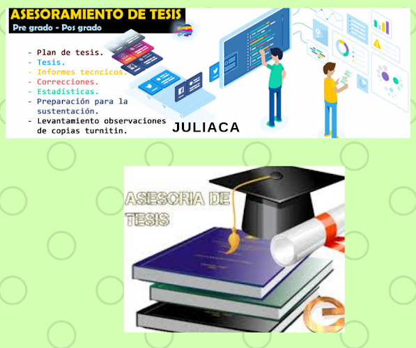 Asesoramiento y Elaboración de TESIS Juliaca - Centro comercial