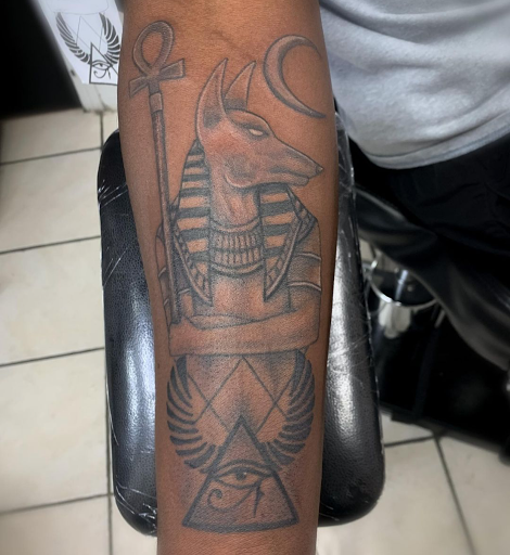 Explore breast cancer ribbon tattoo ideas, creative tattoo ideas in Myrtle Beach, available at Myrtle Beach Ink