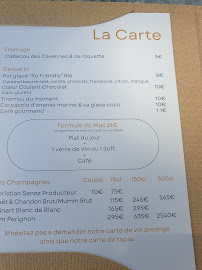 Restaurant Le Mas de Couran à Lattes (le menu)