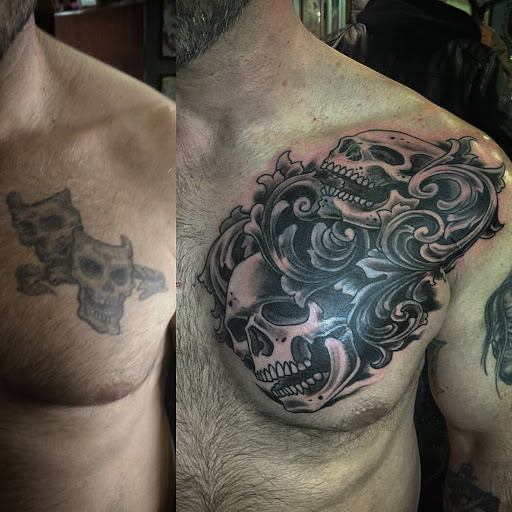 Explore matching tattoo ideas for friends, creative tattoo ideas in Dekalb, available at Proton Tattoo