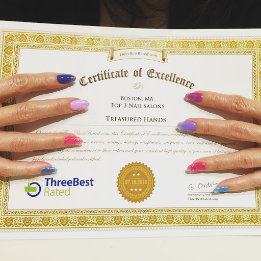 Nail Salon «Treasured Hands Nail & Beauty Salon», reviews and photos, 715 Boylston St, Boston, MA 02116, USA