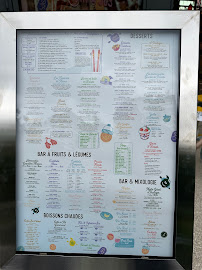 Restaurant Le Paradis du Fruit à Issy-les-Moulineaux (la carte)