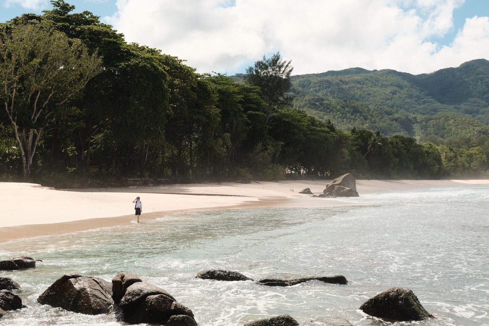 Photo of Grand Anse Beach with long bay