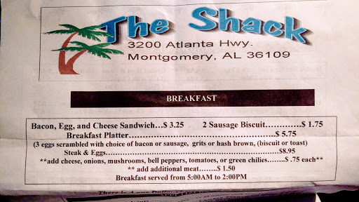 Bar & Grill «The Shack», reviews and photos, 3200 Atlanta Hwy, Montgomery, AL 36109, USA