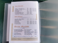 Restaurant Zum Goldenen Anker à Putgarten (le menu)