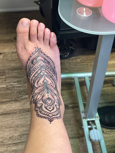 Explore japanese leg tattoo ideas, creative tattoo ideas in Jackson, available at Inkk Culture Tattoo