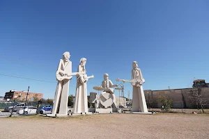Giant Beatles Statues image