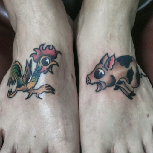 Explore womens sleeve tattoo ideas, creative tattoo ideas in New Bern, available at Ol Skool Tattoos