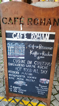 Café Rohan à Strasbourg menu