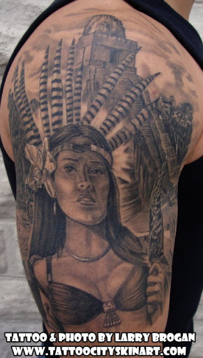 Explore chiefs tattoo ideas, creative tattoo ideas in Lockport, available at Tattoo City by Larry Brogan