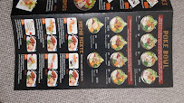 Menu / carte de Sushi GM à Mulhouse