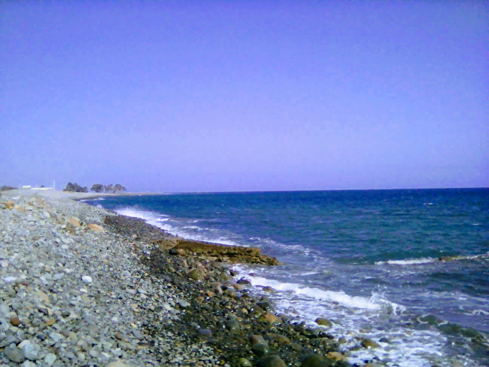 Foto di Playa Corral de Espino con una superficie del acqua cristallina