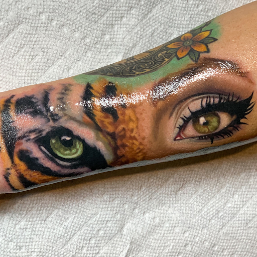 Explore ford tattoo ideas, creative tattoo ideas in Senoia, available at Messenger Tattoo Studio