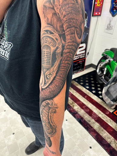 Explore grandmother tattoos ideas, creative tattoo ideas in Orland, available at K1LL3R ARTW0RK