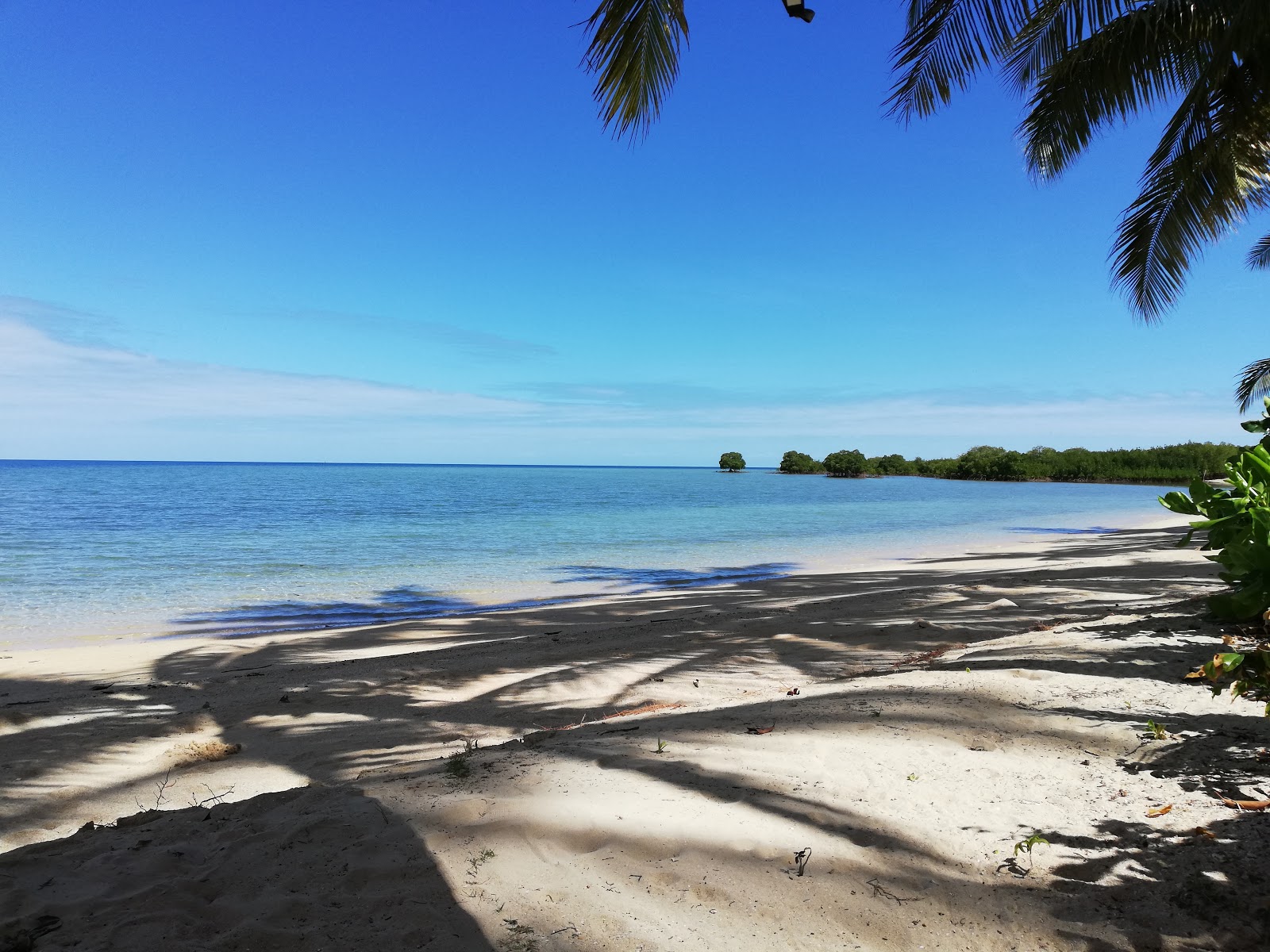 Foto von Nukubati Beach mit beiger sand Oberfläche