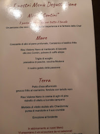 Restaurant Osteria Contini à Angolo Terme (le menu)