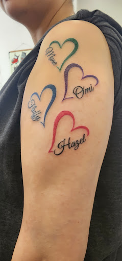 Explore paw print tattoo ideas, creative tattoo ideas in Arlington Heights, available at Space Cat Tattoo