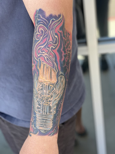 Explore ghostemane tattoo ideas, creative tattoo ideas in Peoria, available at Top Rocker Tattoo