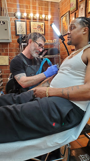 Explore gothic tattoo ideas for men, creative tattoo ideas in Greensboro, available at Little Johns Tattoo