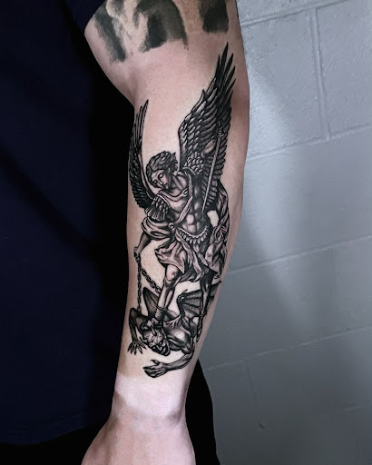 Explore humble beast tattoo ideas, creative tattoo ideas in Monroe, available at Skin City Tattoo Studio