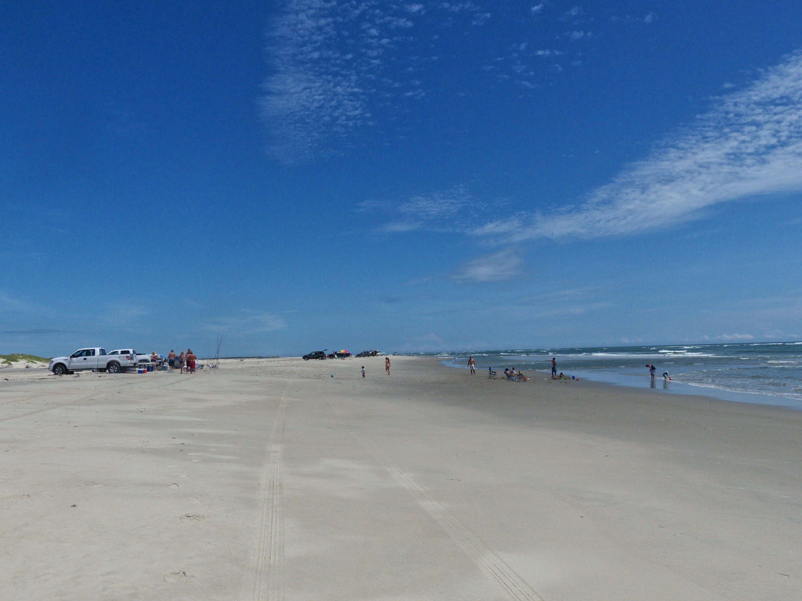 Fotografija Ocracoke beach III z svetel pesek površino