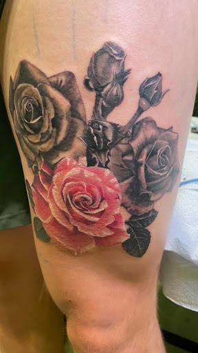 Explore dogwood tree tattoo ideas, creative tattoo ideas in San Diego, available at Inkfinite Artistry