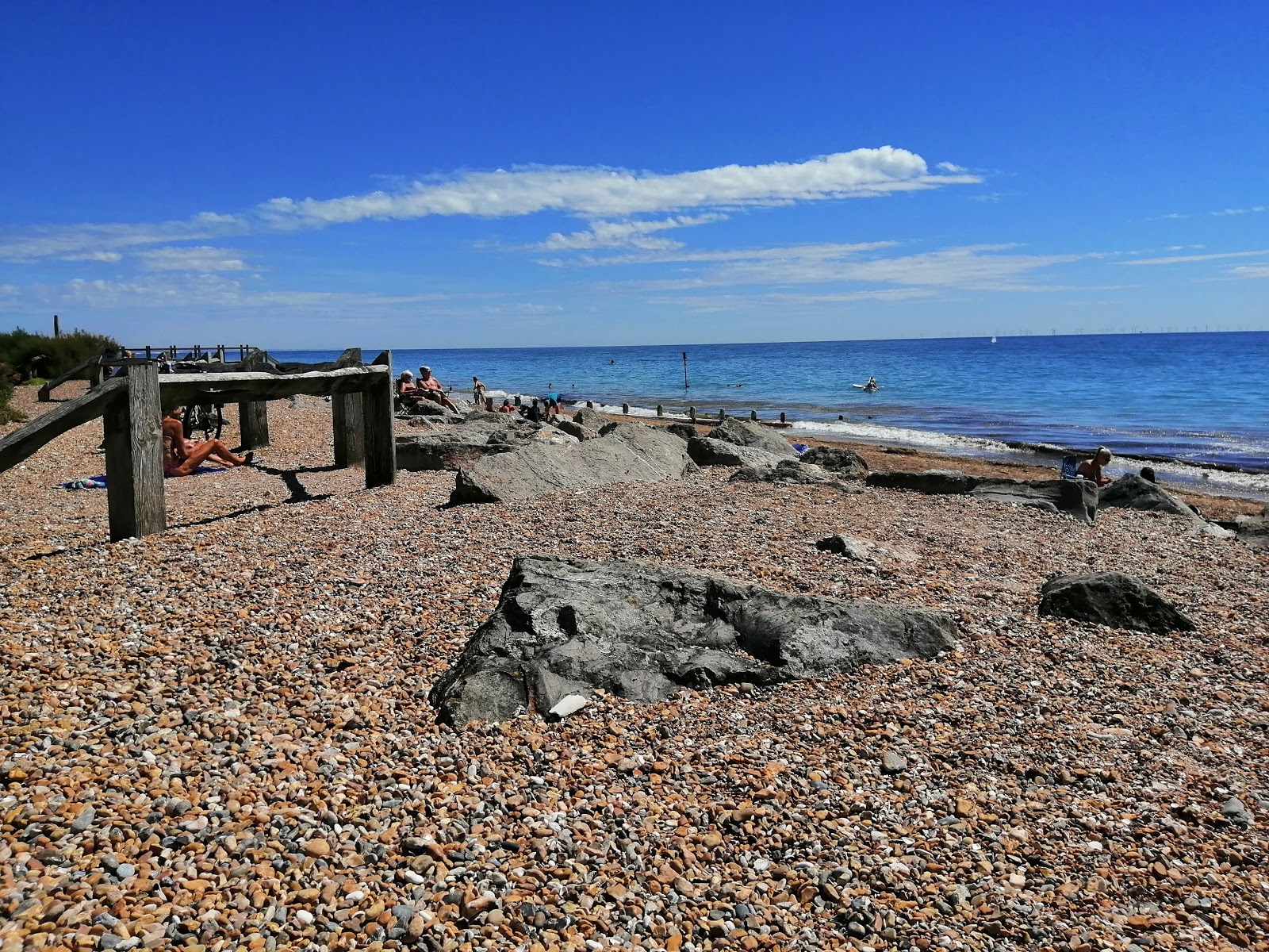 Fotografija Plaža Worthing z dolga ravna obala