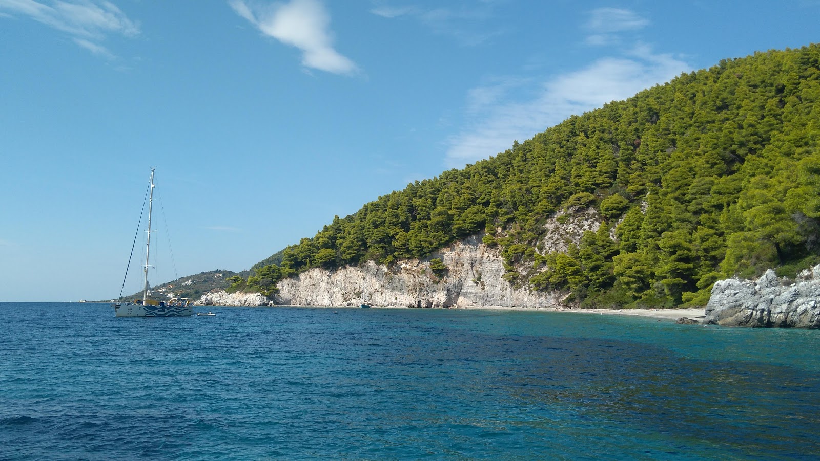 Photo of Skopelos beach with straight shore