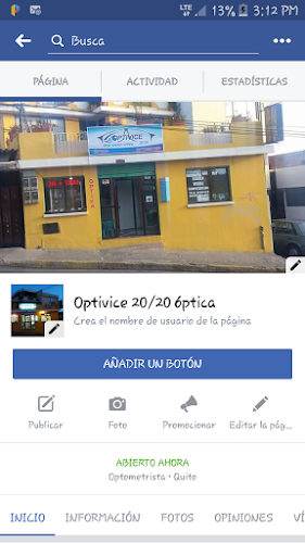 Opinii despre OPTIVICE 20/20 OPTICA în Quito - Óptica