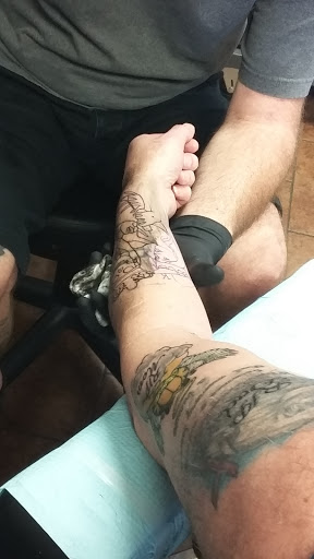 Explore broly tattoo ideas, creative tattoo ideas in Osage Beach, available at Rabbits Foot Tattoo Parlor