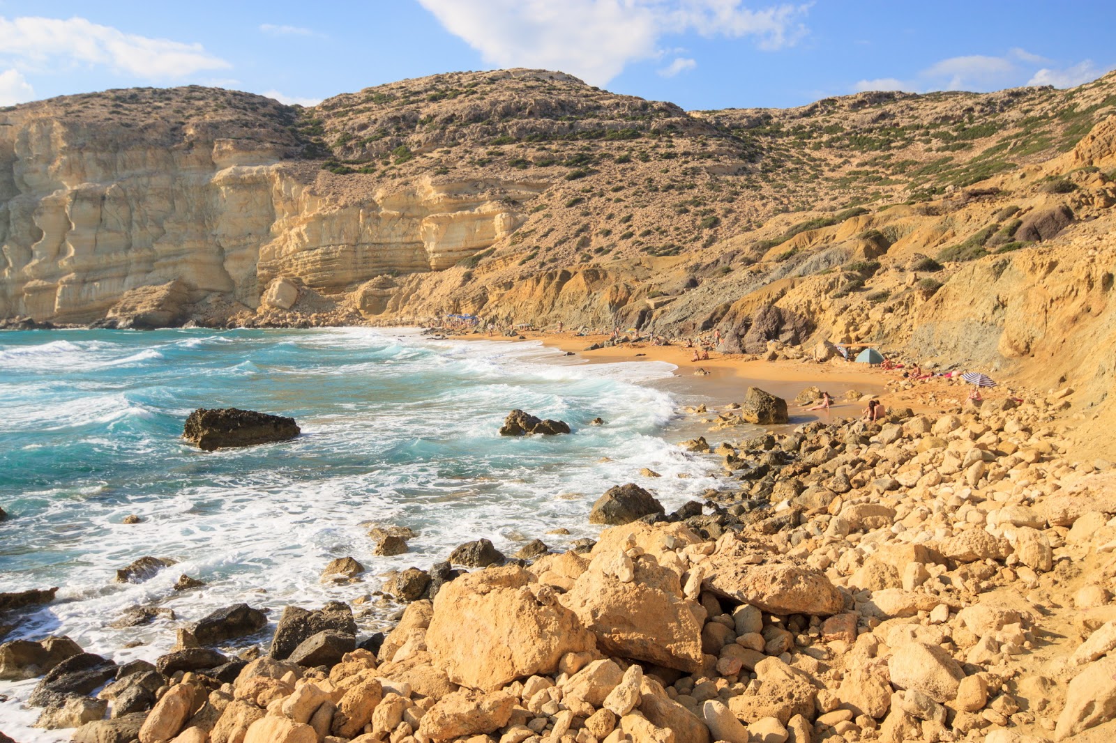 Fotografija Red beach udobje območja