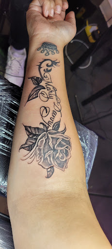 Explore tattoo ideas for black people, creative tattoo ideas in San Antonio, available at House Of Maud Tattoo Company