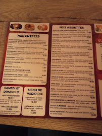 El Juanchito à Paris menu