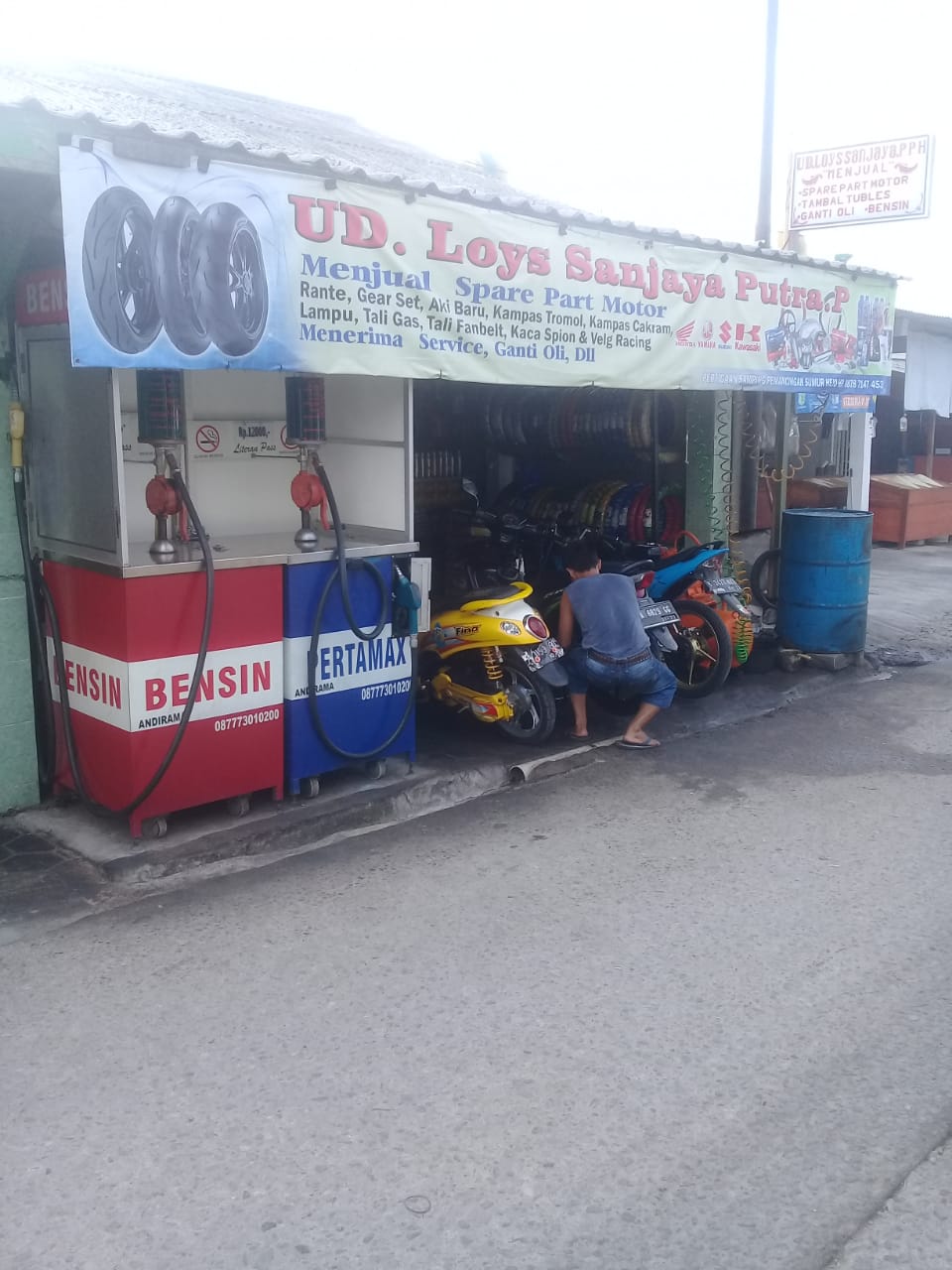 Bengkel motor UD.LOYS SANJAYA PUTRA